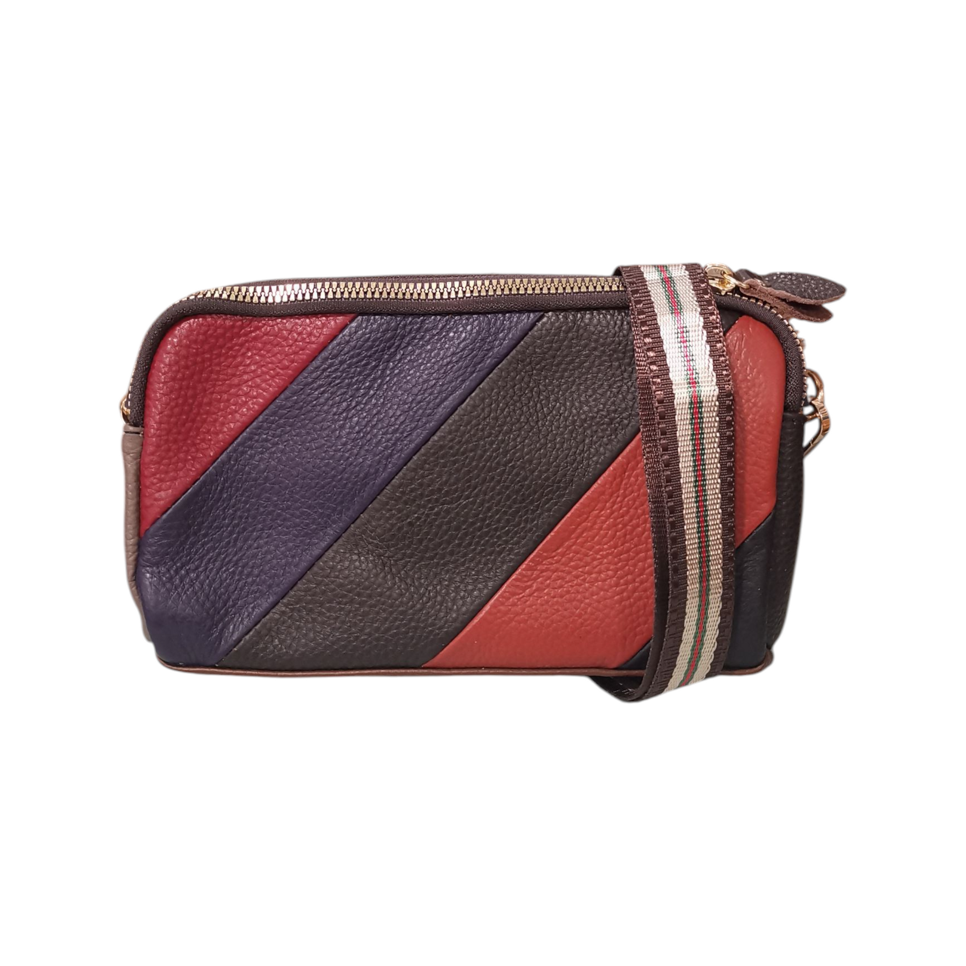 Sac bandoulière en cuir – Graphique