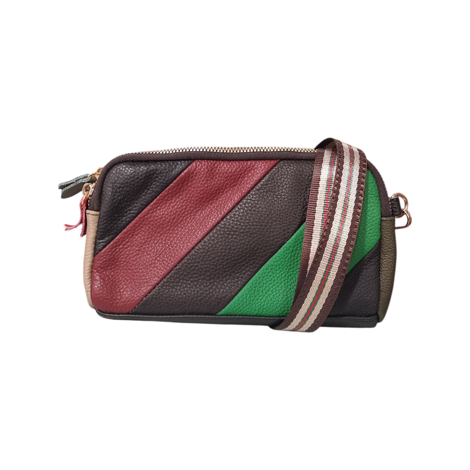 Sac bandoulière en cuir – Graphique