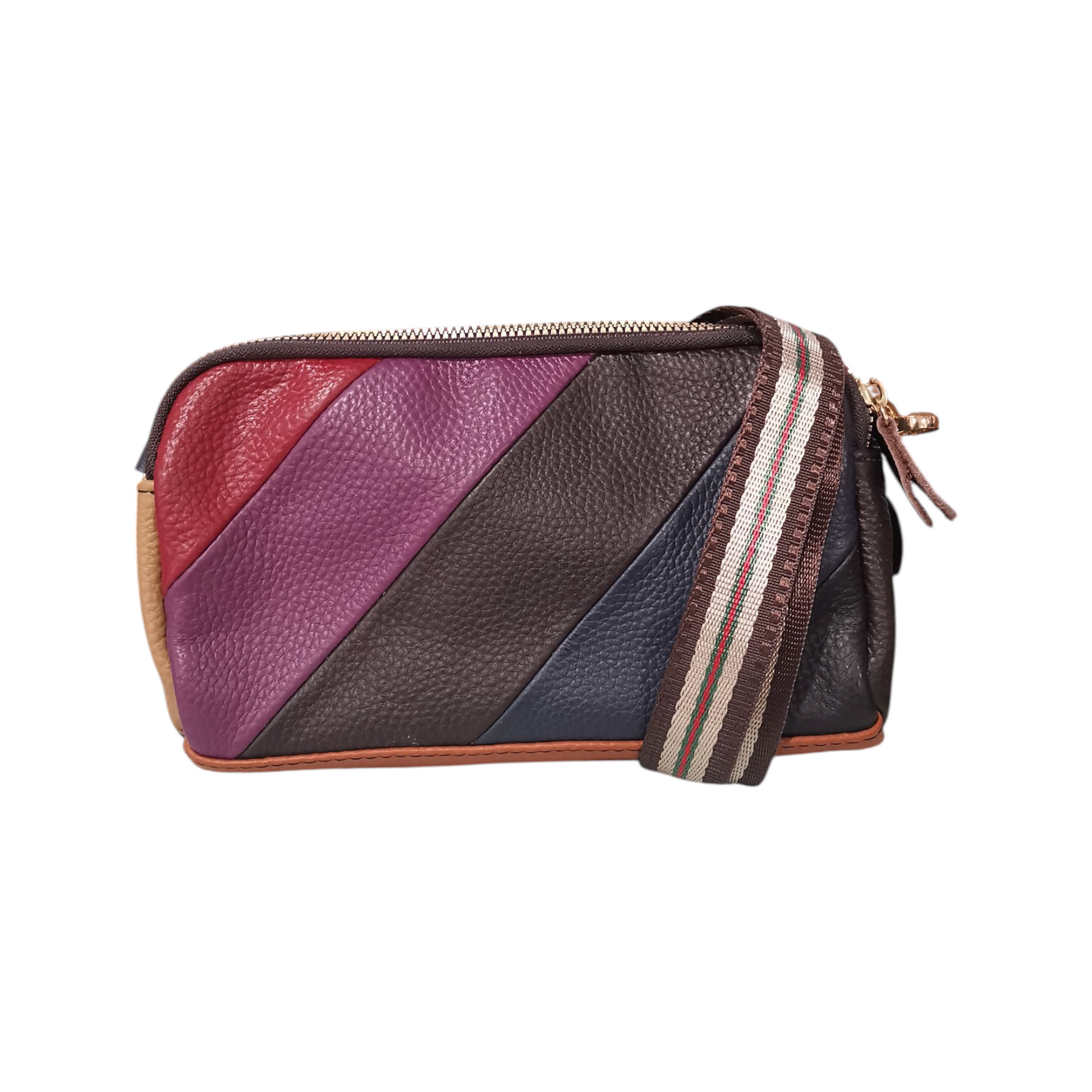 Sac bandoulière en cuir – Graphique