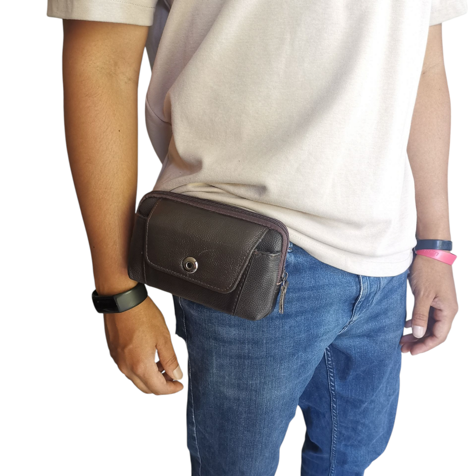 Sacoche à la ceinture - Discret