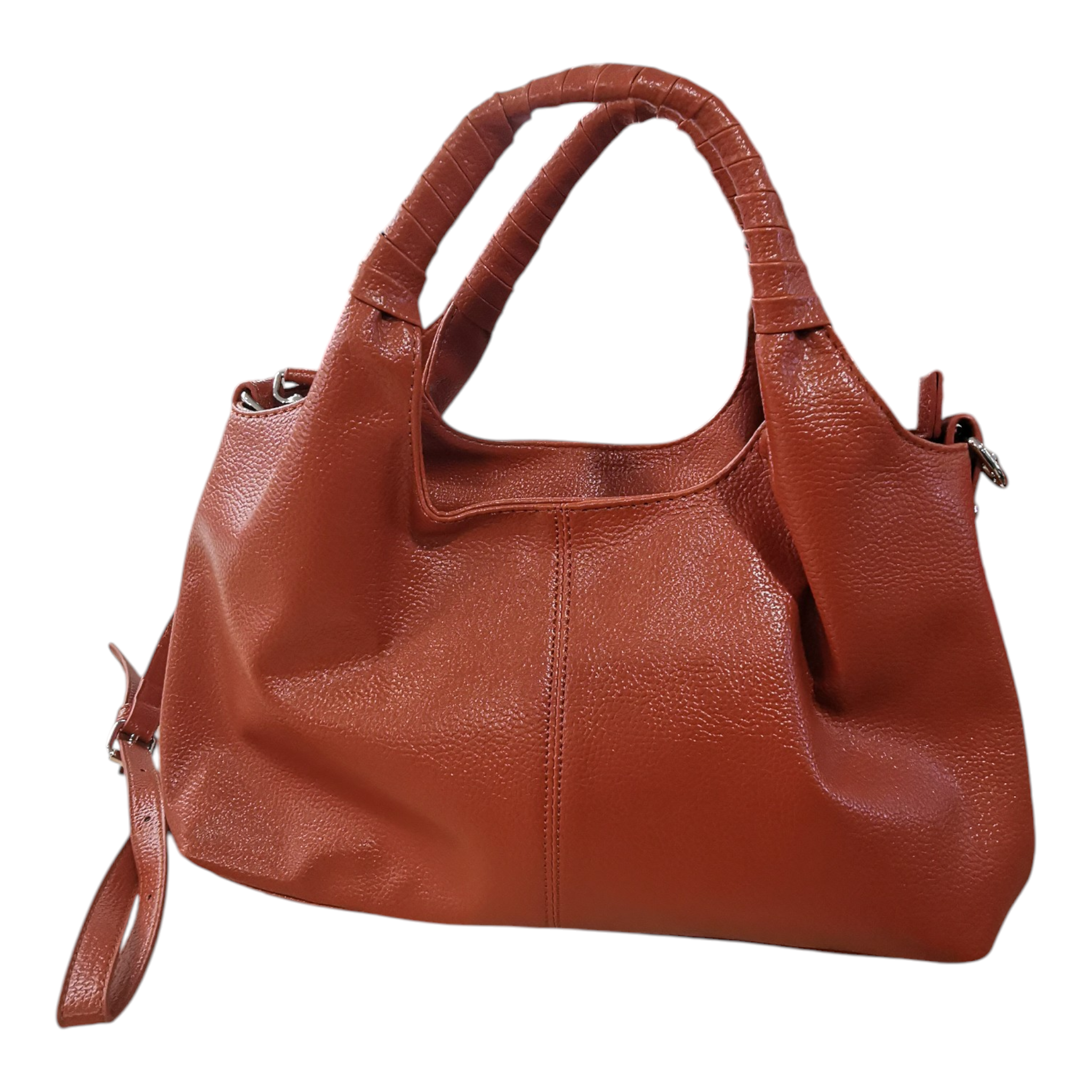 Sac à main femme en cuir de vachette camel