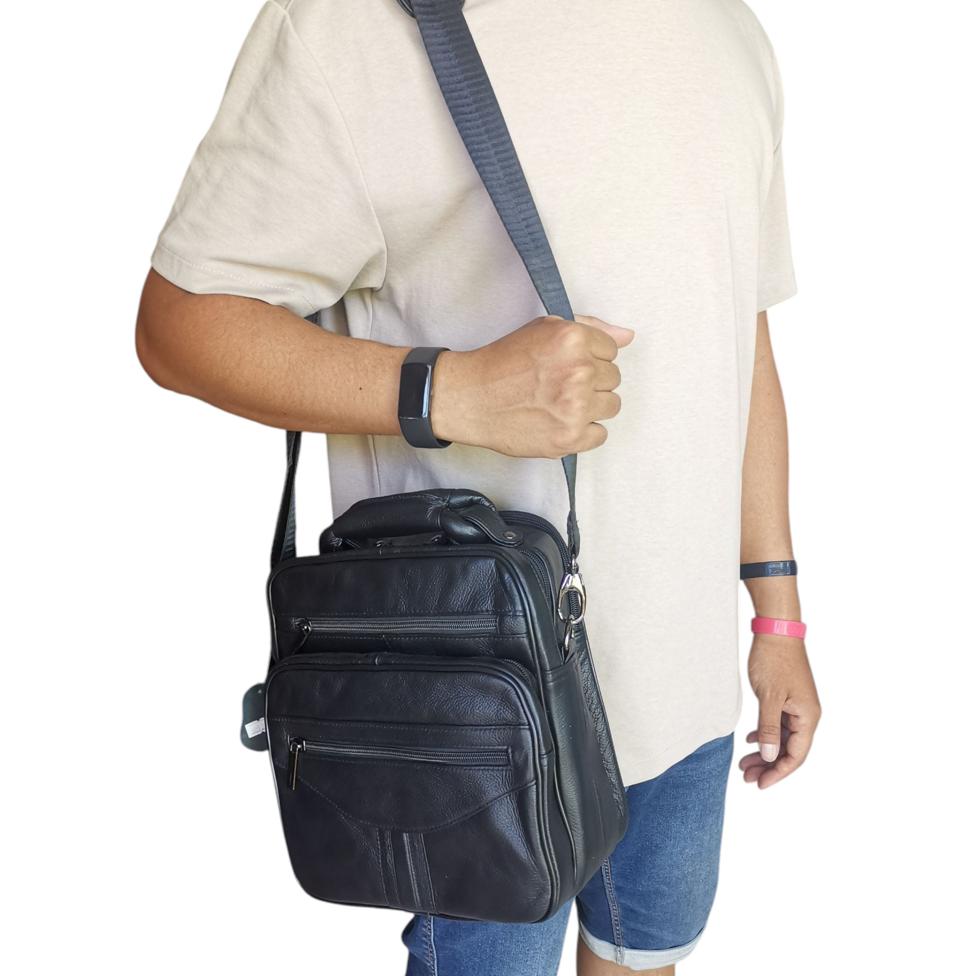 Sac Homme en cuir - Fonctionnel